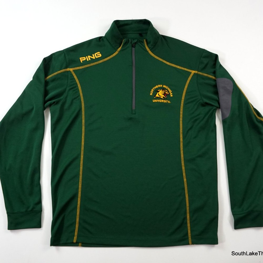 Ping Nothern Michigan Wildcats Golf 1/4 ZIp L/S